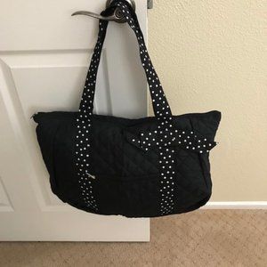 Tote Bag Black/White Polka Dot 🎀